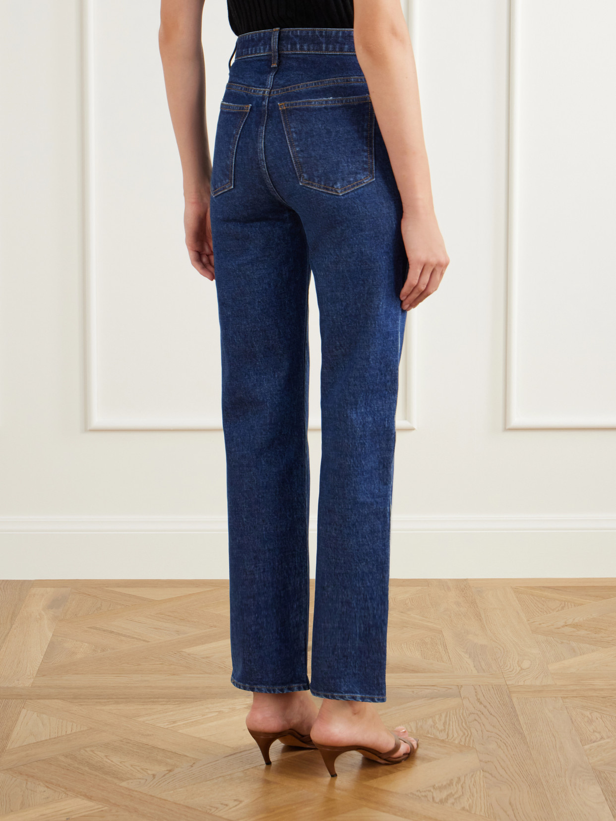Abigail High-Rise Straight-Leg Jeans