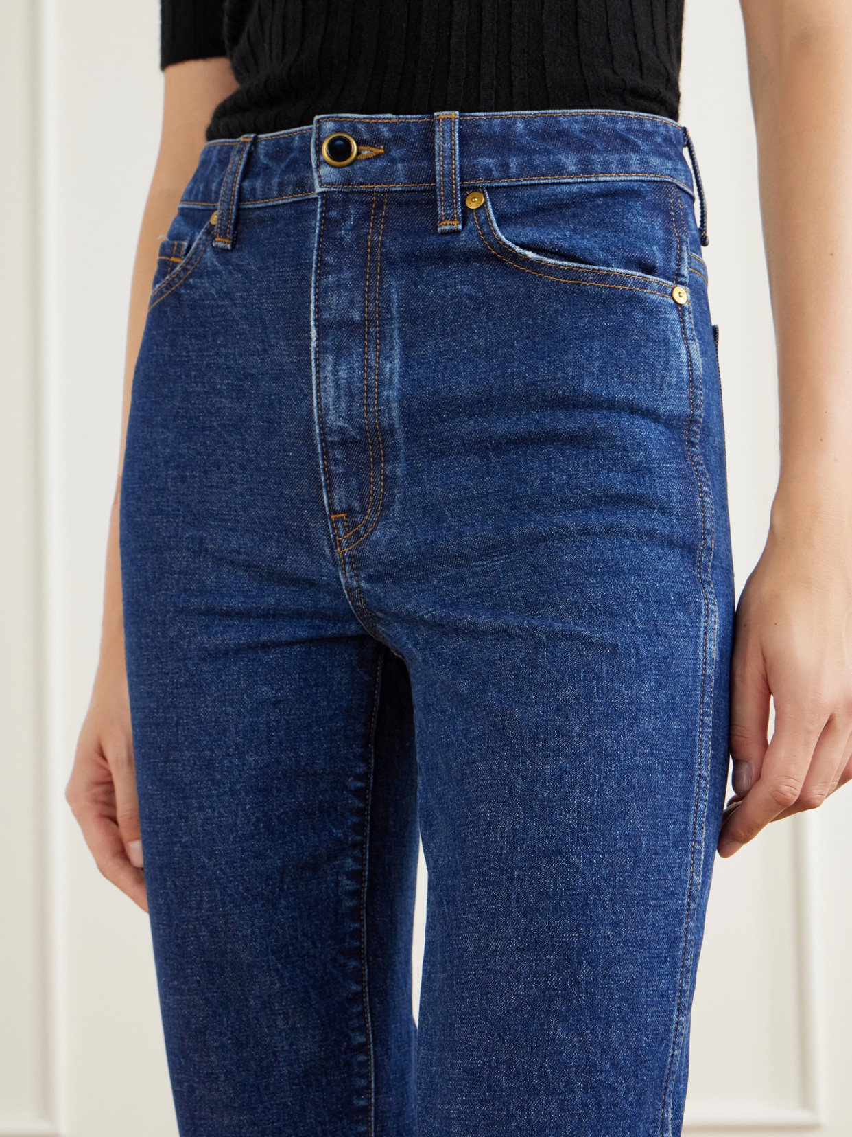 Abigail High-Rise Straight-Leg Jeans