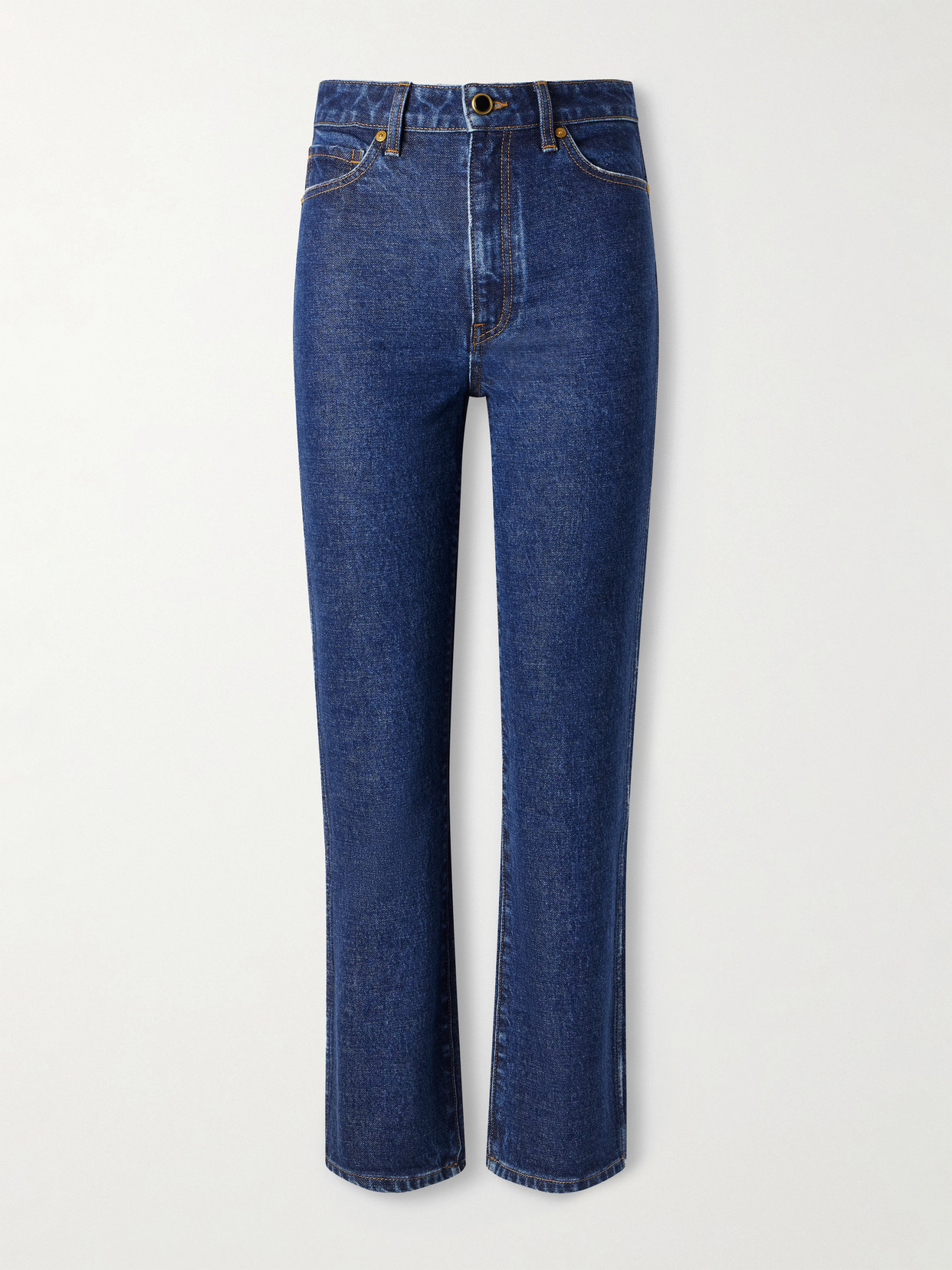 Abigail High-Rise Straight-Leg Jeans