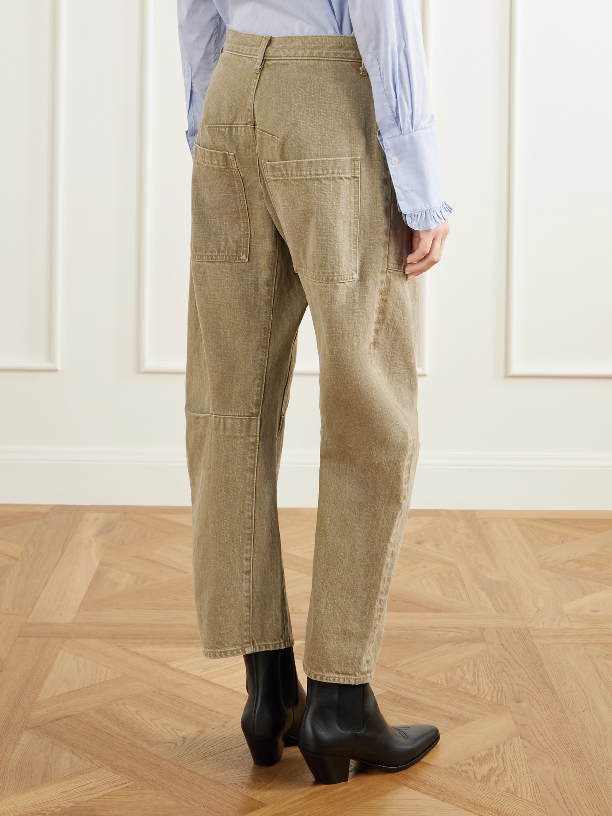 Shon Mid-Rise Wide- Leg