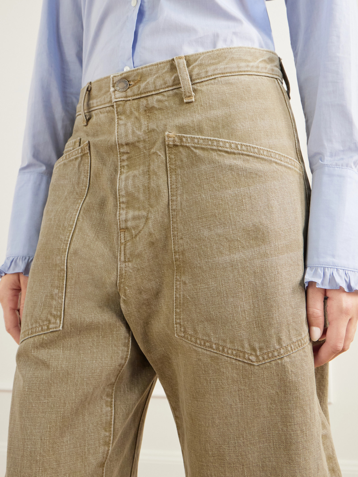 Shon Mid-Rise Wide- Leg