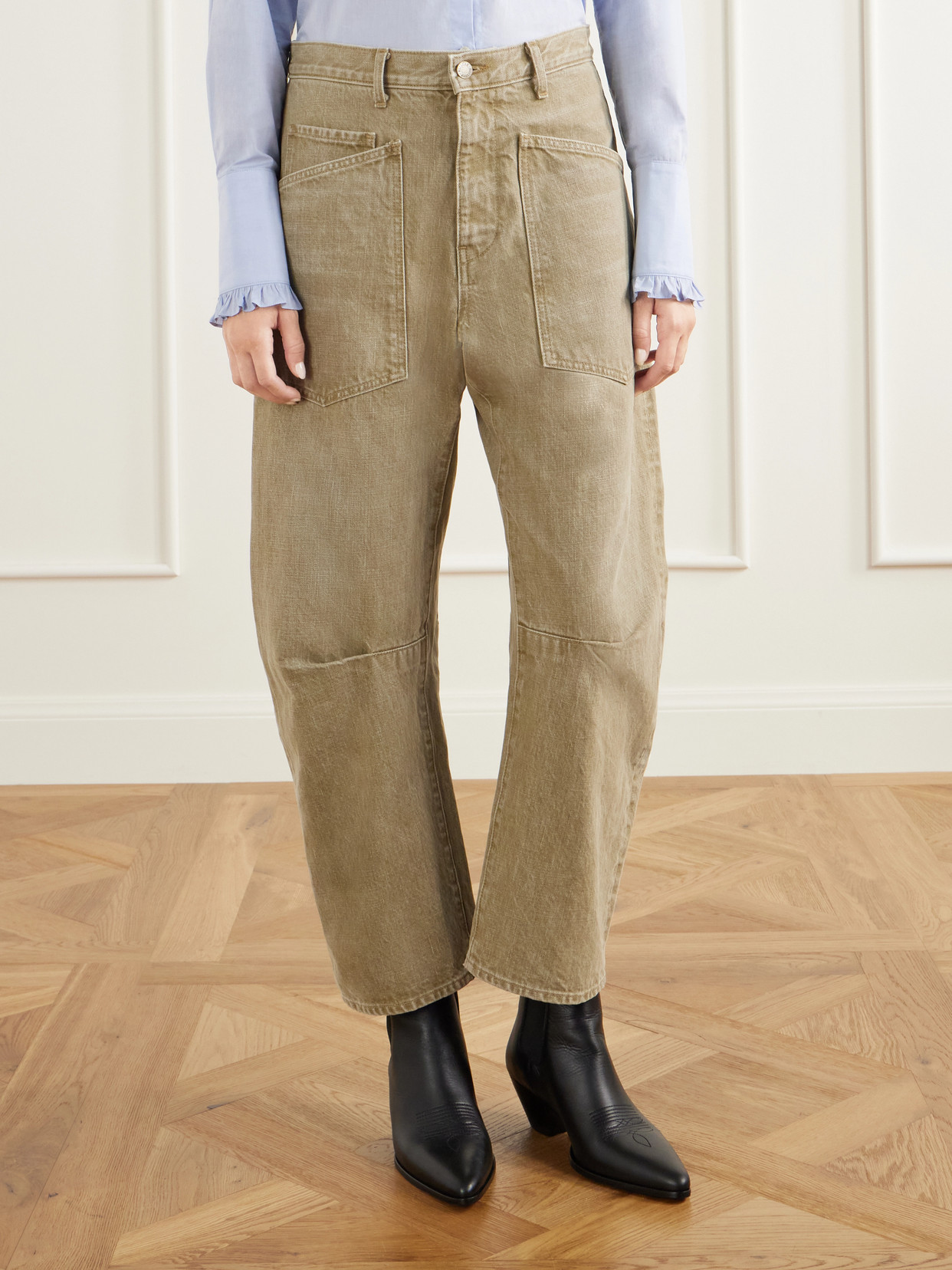 Shon Mid-Rise Wide- Leg