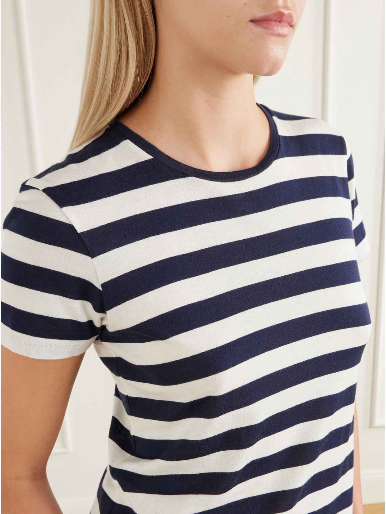Striped Cotton-Jersey T-Shirt