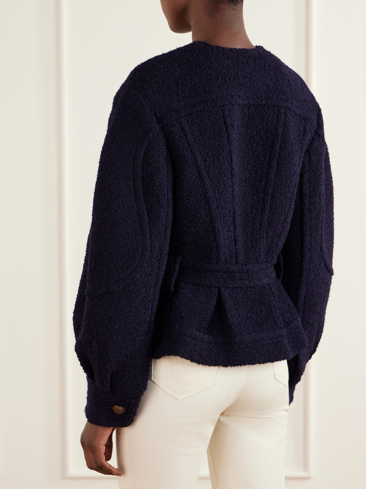 Clash Wool And Alpaca-Blend Bouclé Jacket