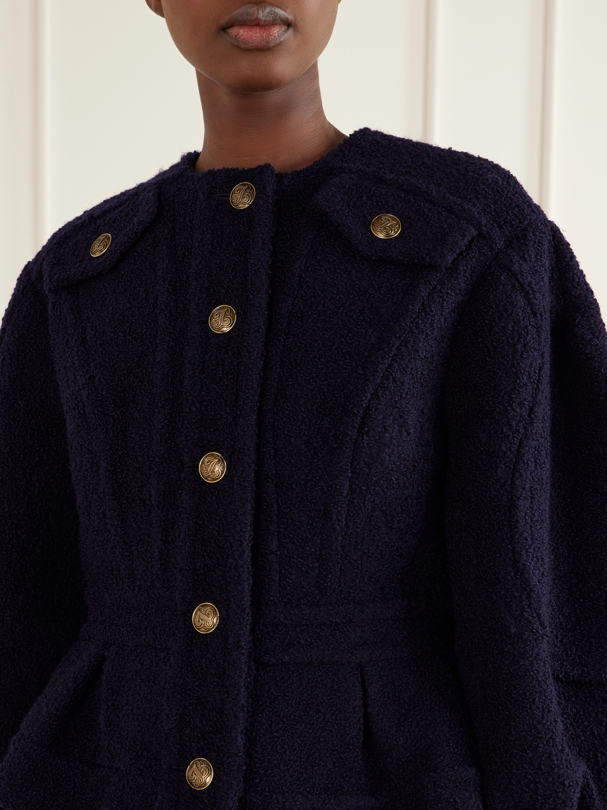 Clash Wool And Alpaca-Blend Bouclé Jacket