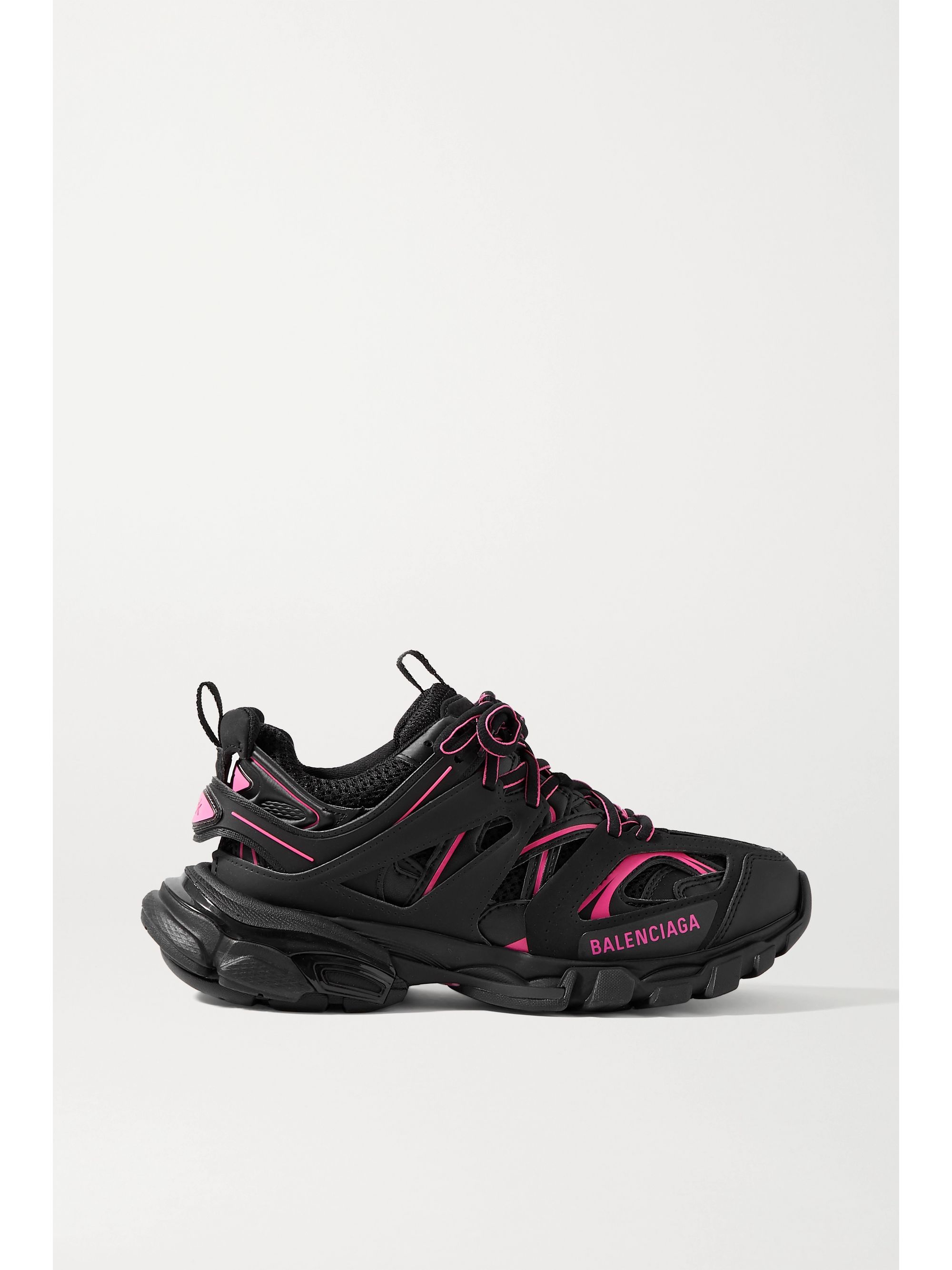 balenciaga track black pink